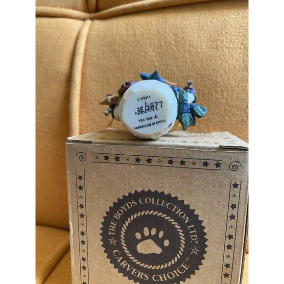 Boyds Bears Carvers Choice 1999 Avery Frostbuns Snowman Ornament Retired - Picture 7 of 7